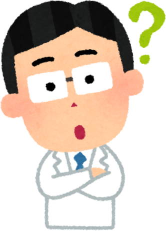 Illustration of a Male Doctor with a Questioning Expression